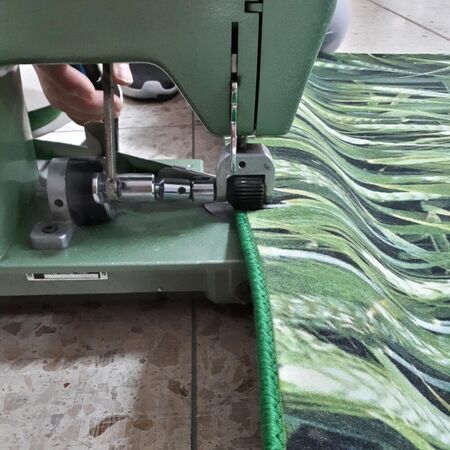 Bedruckte Teppiche und Schmutzfangmatten aus Fulda. Kettelung