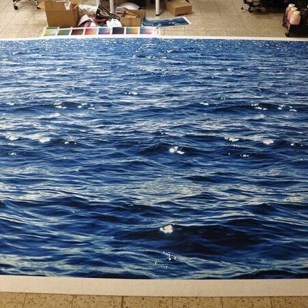 Fotorealistischer Teppichdruck