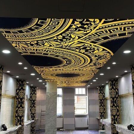 LED-Lichtdecke | freihängend Bedruckte Leinwände im Alu- und Leuchtrahmen aus Fulda