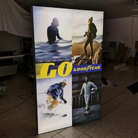 LED-Leuchtkasten Bedruckte Leinwände im Alu- und Leuchtrahmen aus Fulda